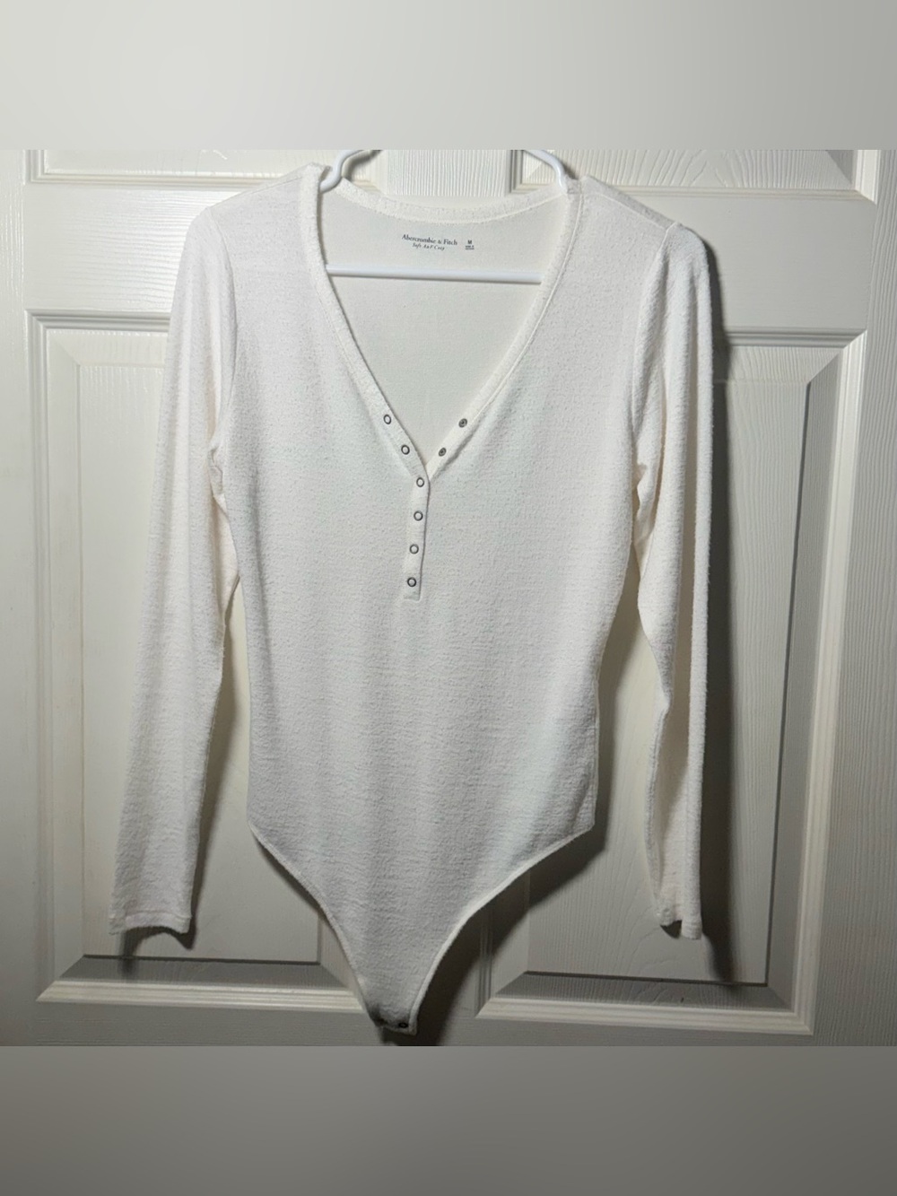 Women’s Abercrombie & Fitch White Bodysuit M